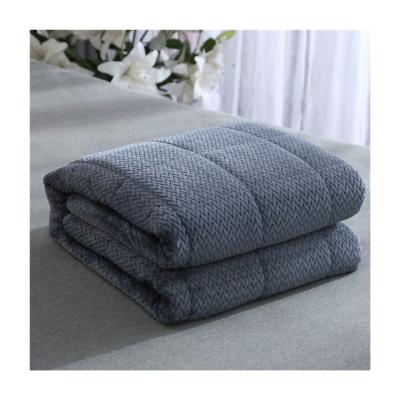 China Portable Brand New Luxury Zigzag Blanket Hot Weighed Heavy Weighted Blanket For Sale for sale