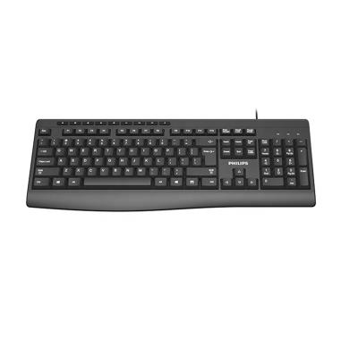 China SPK6313 Wired Mulltiimedia Plug and Play Desktop Keyboard 104 Keys Personal Computer Notebook Office Business Keyboard for sale