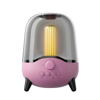 China Fm LP-20 Retro Wireless Candle Light Radio Speaker Wireless Type-C Type-C Kids BT Led Light Speaker for sale