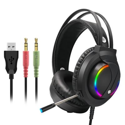 China Hot 7.1 Earphone Factory Product PC Gaming Headset Earphone With LED Light KOTION EACH Bass Stereo Wired Earphone K1 for sale