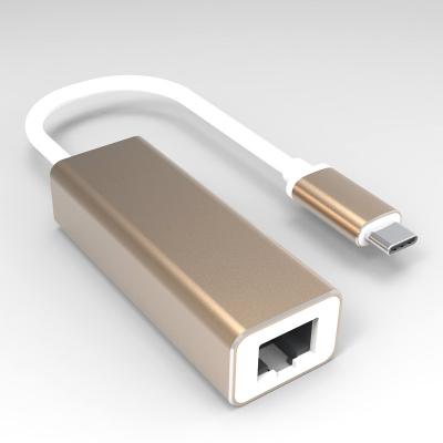 China USB Ethernet Adapter USB-C 3.0 to Ethernet Adapter for sale