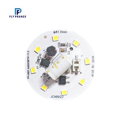 China 100Lm/W high quality custom smd 2835 round DOB light bulb PCB board 110v round ac DOB led module for sale