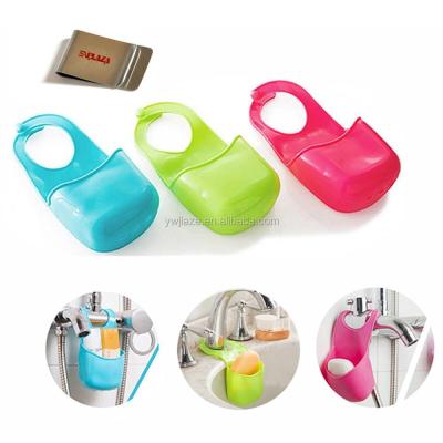 China Viable Convenient Kitchen Instrument Rack Soap Dish Holder Sink Clean And Dry Sponge Organizer for sale