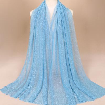 China Soft Polyester Scarf Shawl Long Pashmina Wraps For Evening Party for sale