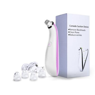 China Electric Whitehead Facial Suction Pore Acne Treatment High Quality Skin Care Nose Blackhead Remover Deep Cleaning Vacuum for sale