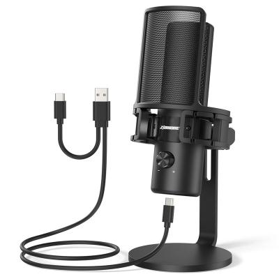 China Desktop Studio Gaming Microfone USB Podcasting Stream Recording Desktop Condenser Mic USB Microphone for sale