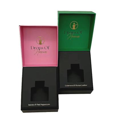 China Luxury Colored Magnetic Package Gift Box Recyclable Small Perfume Gift Box Customized Packaging for sale