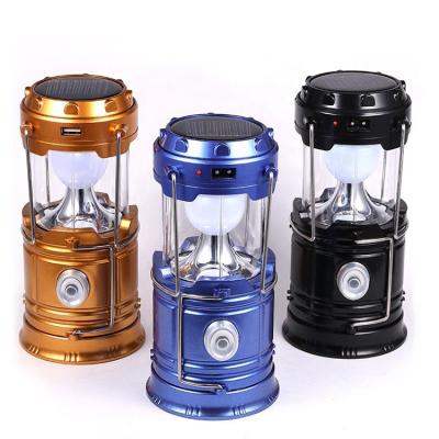 China ABS Rechargeable Solar Powered Outdoor Camping Lantern Zoom Camping Tent Light 135*94mm 135*94mm for sale