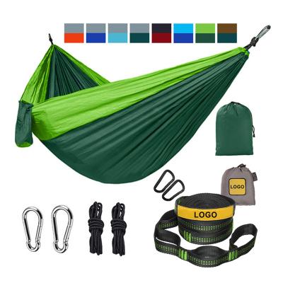 China Hot Selling Outdoor Sleep Camping Aluminum Carabiners Swings Portable Double Trees Hammock Straps Adjustable for sale