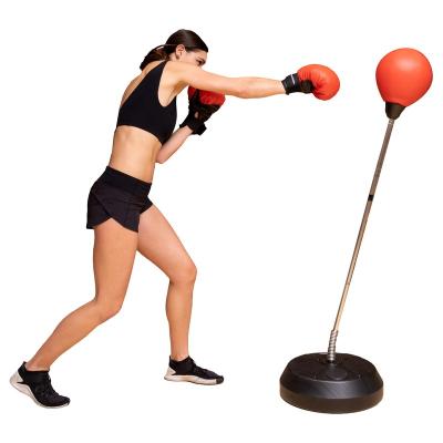 China Synthetic Fitness Equipment Rack Buffalo Floor Body Punch Ball Speed ​​Sandbag Set & Sand Holding Heavy Bag for sale