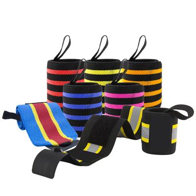 China Eco-Friendly Custom Drop Shipping Eco-Friendly Logo Cross Training Gym Fitness Workout Weightlifting Wrist Wraps for sale