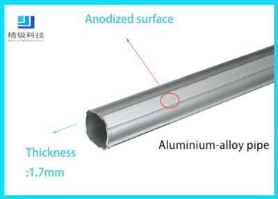 China Aluminum Alloy Tube Diameter 28mm Tube Wall Thickness 1.7mm Silver White AL-2817 for sale