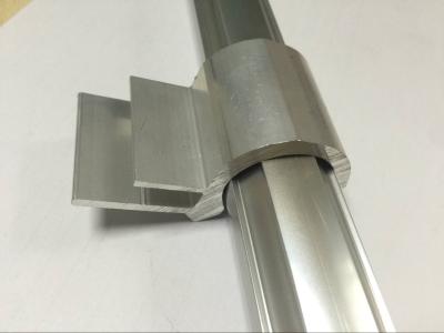 China Silvery ADC-12 Aluminum Tubing Joints For Workbench / Production Line for sale