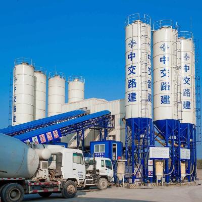 China Building Material Stores Mini Stationary Integrated Concrete Batching Factory Price For Sale HZS120 Beton Factory With Fast Delivery Time for sale