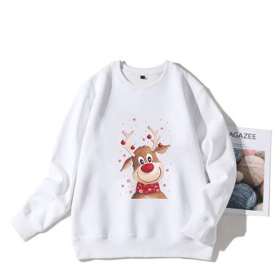 China Washable Christmas Deer Heat Transfer Printing Sticker for sale