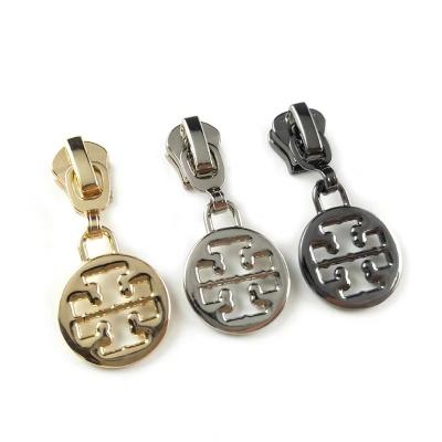 China Nickel Free Custom Handbag Zipper Pulls Non-lock Zipper Puller for sale