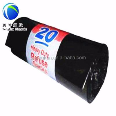 China Recyclable OEM Customize To Accept 20 Piece Heavy Duty Plastic Roll Garbage Bags for sale