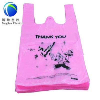 China Design Recyclable Plastic Carry Bag Packing Plastic Bag For Clothes for sale