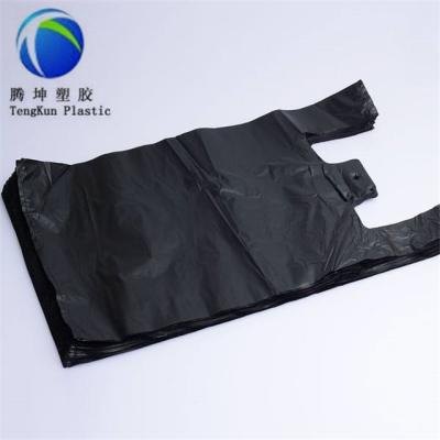 China Recyclable High Density Cornstarch Garbage Bag 13 Gallon Packing Vest Handle T-shirt Bagcornstarch Shopping Plastic Garbage Bags for sale