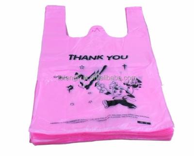 China Disposable Wholesale Transparent T Shirt Bags On Roll T Shirt Sealing And Cutting Machine Bags for sale