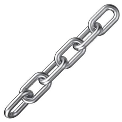 China Conveyor Chain High Polished Stainless Steel Round Chain Link SS304 / SS316 for sale