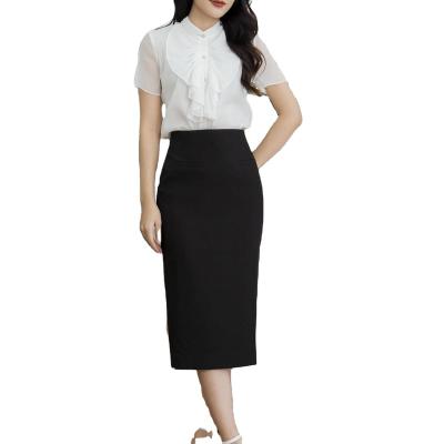 China High Quality Dry Cleaning Ladies Office Pencil Skirt for sale