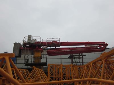 China Easy Installation Climbing Concrete Placing Boom With Large Circular Arc for sale