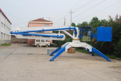 China Hydraulic Spider Concrete Placing Boom HG15 With Wheels 2.7m Stationary Height for sale