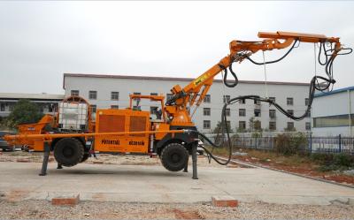 China O controlo a distância sem fio da máquina robótico diesel do Shotcrete gerencie o modo do PLC de 360 graus à venda