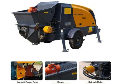 China Electric Motor Wet Shotcrete Machine 25 Cube Meter 300L Hopper Capacity for sale