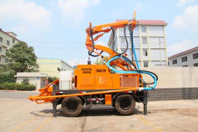 China KC2012W Wet Shotcrete Machine Wireless Remote Control With External Air Compressor for sale