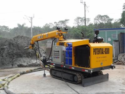 China LCD Wet Shotcrete Equipment , Wet Mix Shotcrete Machine 80m Cable Length for sale