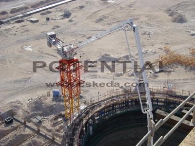 China Concreto da torre da altura do OEM que coloca o controlo a distância sem fio do crescimento à venda