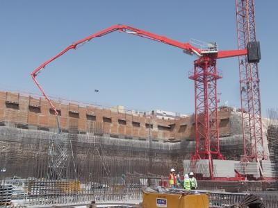 China Tipo estacionário de colocação concreto temperatura de trabalho do crescimento da torre de HG32B de 0~48℃ à venda