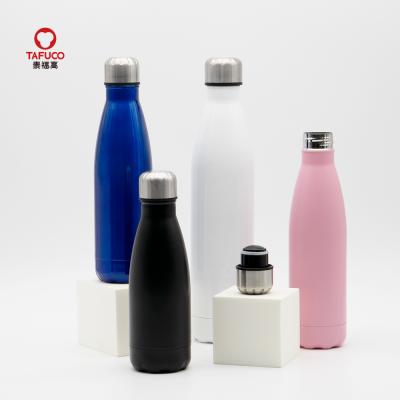 China From Sale High Quality Sustainable 100% Double Wall Stainless Steel Leak Proof Custom Insulated Cola Flask for sale