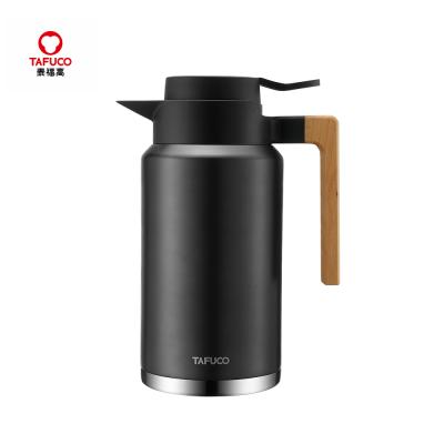 China PORTABLE Tafuco Manufacturing Custom Thermal 1.5L 2.0L Stainless Steel Coffee Pot Flask for sale