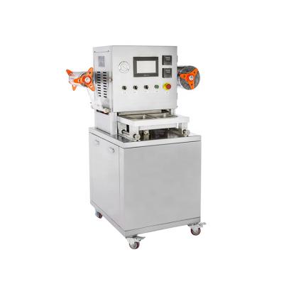 China Food MAP Tray Sealer Modified Atmosphere Packaging Machine , Manual Vacuum Food Tray Sealing Machine for sale