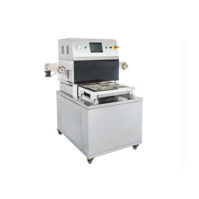 China Hot Selling Food Vacuum Atmosphere Vegetable Packing Machine, Portable Plastic Food Meat Tray Sealing Machine for sale