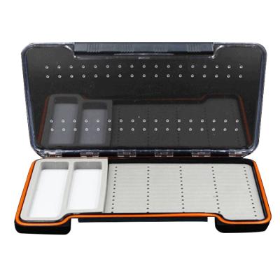 China Newbility Fly Fishing Lure Plastic Clear Magnetic Plastic Lure Kit Foam Fly Fishing Lure Box for sale