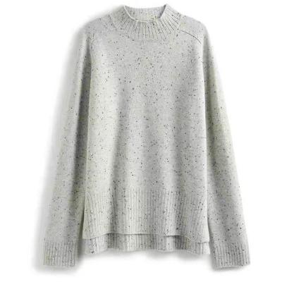 China OEM 2022 Anti-wrinkle ladies wool cashmere sweater knitted turtle neck pullovers sweater for women for sale