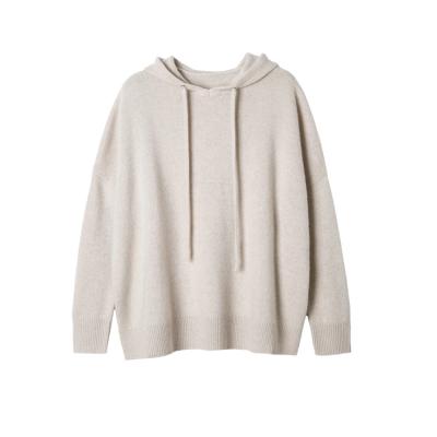 China 2022 Anti-wrinkle custom OEM casual sweater pullover wool cashmere knitted sweatshirt cashmere hoodies custom for sale