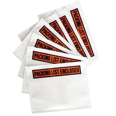 China Waterproof USA Eco-Friendly Packing List Enclosed LDPE Packing Slip Envelope Packing List Envelope for sale