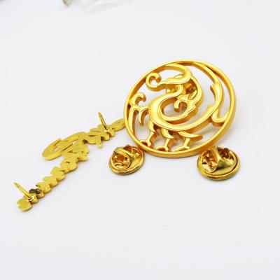 China Promotional Custom Zinc Alloy 3D Souvenir Gifts Stamping Soft Enamel Metal Logo Lapel Pins for sale