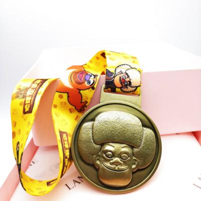 China Custom Europe 2020 Metal Marathon Zinc Alloy Marathon Sports 3d Race Award Medals Stock Supplier for sale