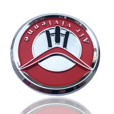 China Luxury hot selling professional chrome badge car logo decoration sticker custom plastic business/nameplate/label for sale