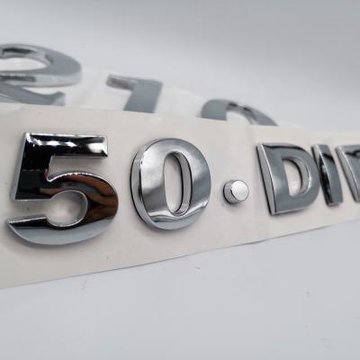 China Wholesale Self Adhesive Plastic Unique Badges Manufacturer Chrome ABS Auto Emblems for sale