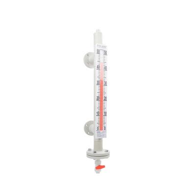 China Custom 304 / 316 Feejoy Shanghai Anticorrosion Magnetic Float Gauge For Fuel And Oil for sale