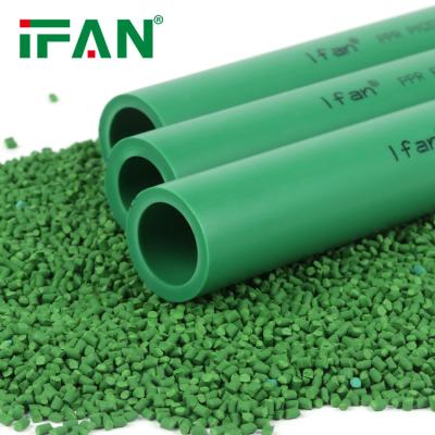 China IFAN Anti-Corrosion Hot Sale PN12.5 PN16 PN20 PN25 Green PPR Plastic Water Pipe For Cold And Hot Water for sale