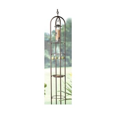 China Factory Supply Good Price Stocked Outdoor Ground Iron Metal Bird Feeder 2021 for sale