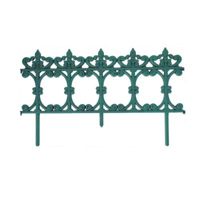 China 2021 Hot New Arrival Easily Assembled Design Lawn Edging Plastic Decorative Garden Fencing PVC Garden Fence For Garden for sale